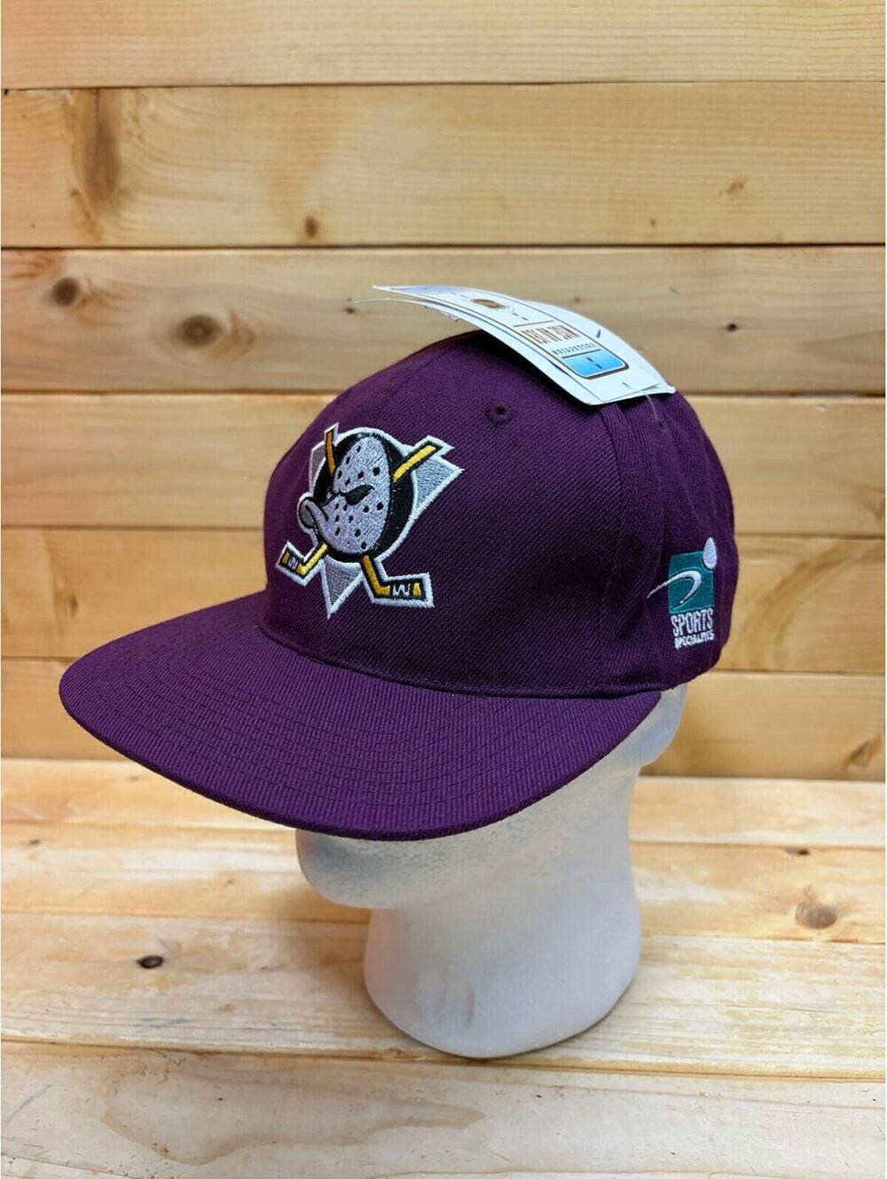 Brand new rare vintage Sports Specialties Purple Disney Mighty Ducks SnapBack